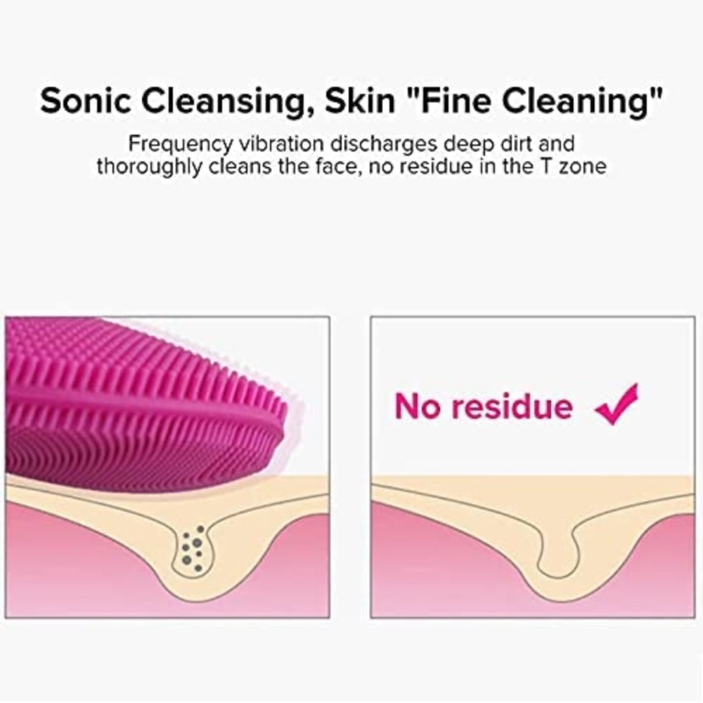 NEW Facial Cleansing Brush with Hygienic Silicone - Picture 5 of 8